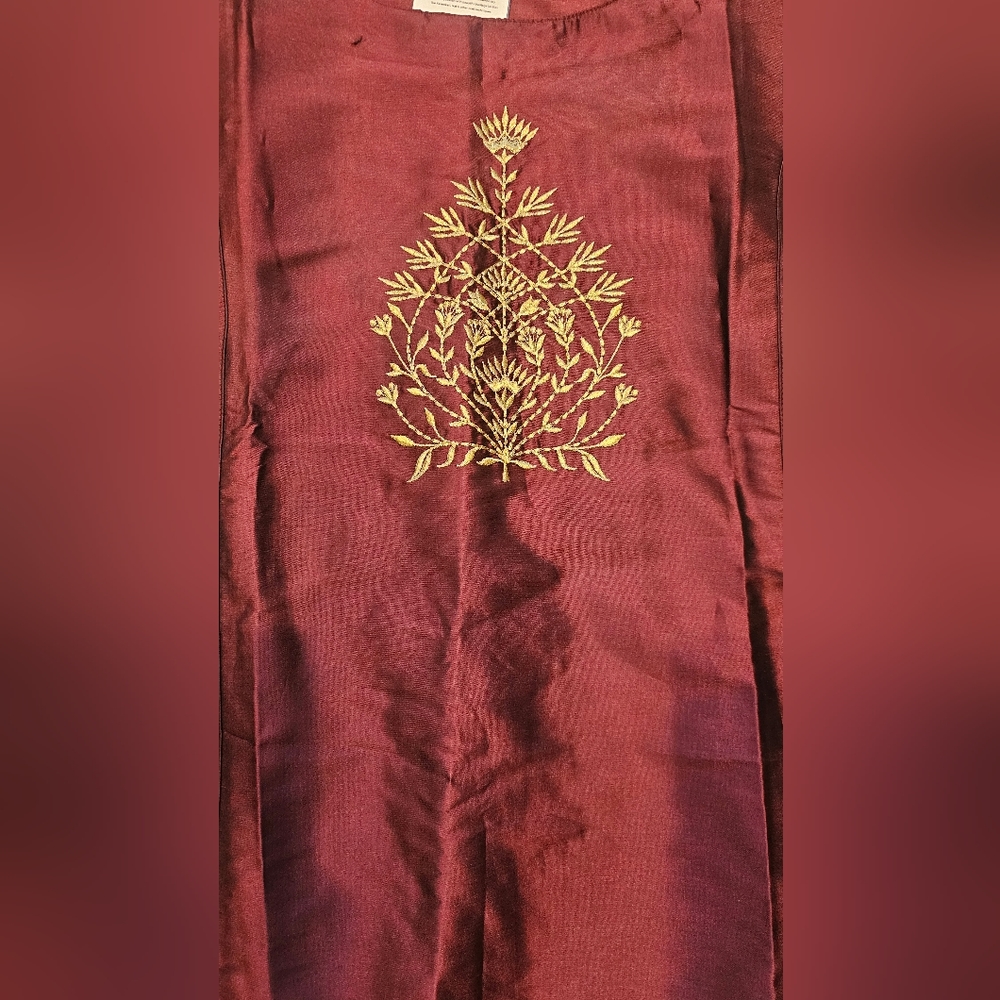 Indian hand embroidery salwar kurta with jacket for women